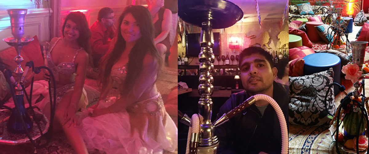 Shisha lounge waterpijpterras