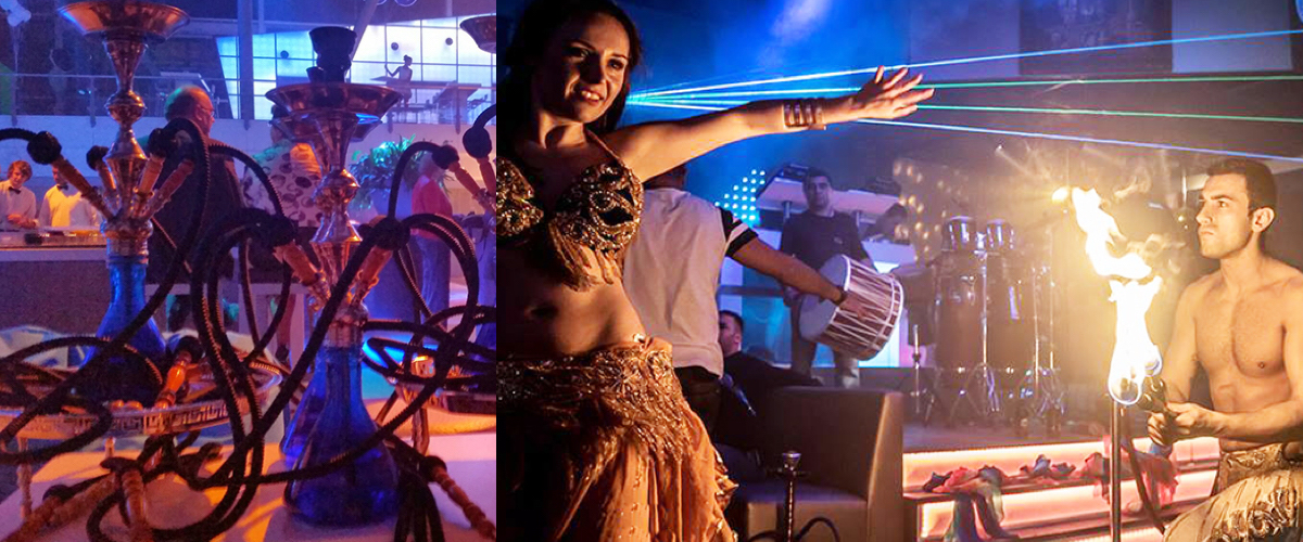 Shisha voor een evenement